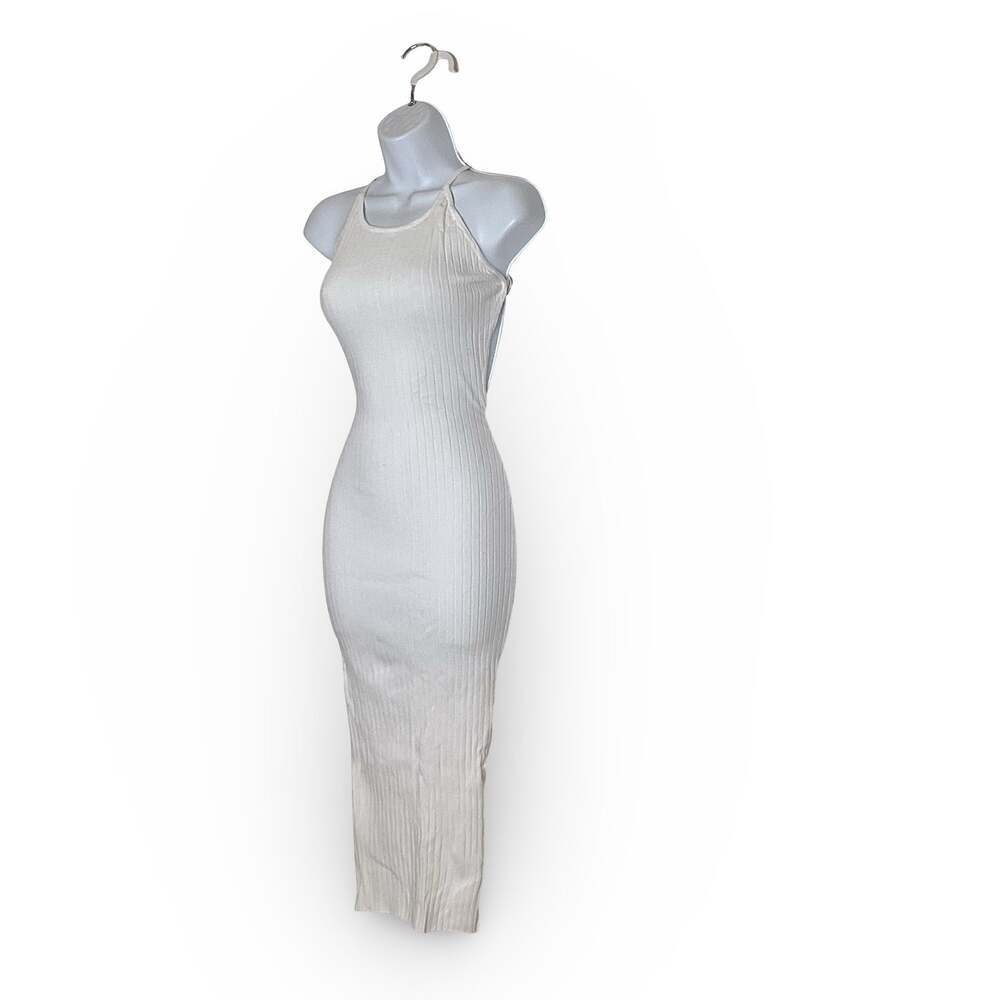 NWOT Open Back Ribbed Knit Dress - Picture 3 of 8
